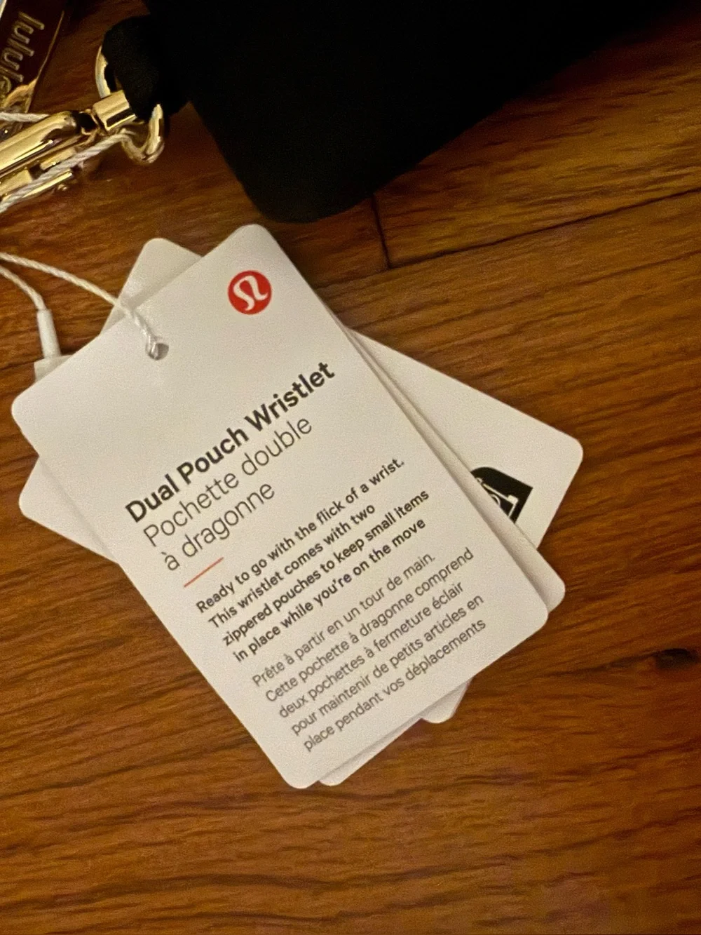 NWT LULULEMON DUAL POUCH WRISTLET